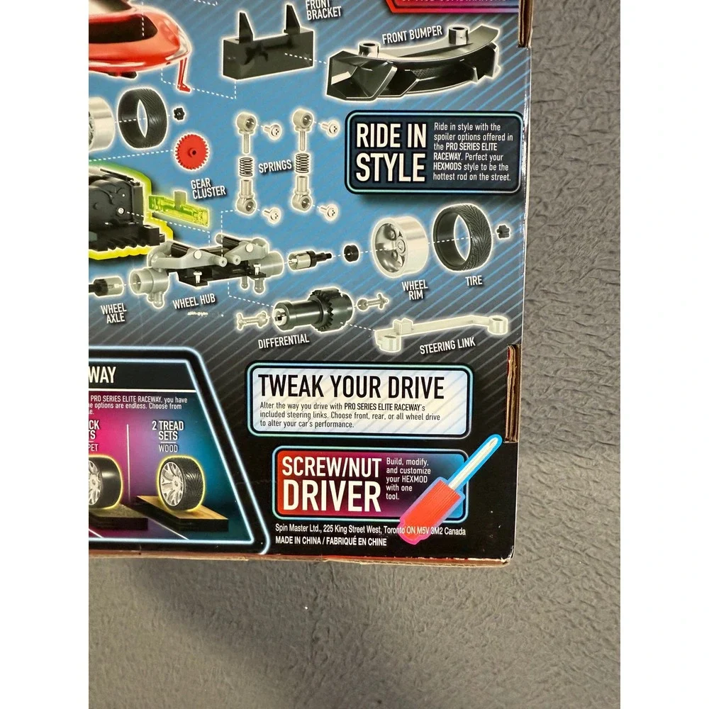 HEXBUG MODS RC Tuner‎ Car Pro Series Elite Raceway Customizable 150+ Pcs